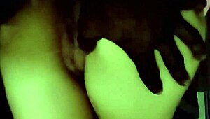 In North Carolina, a wet interracial slut gets fingered to orgasm and squirting.