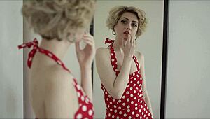 Czech teen with huge tits masturbates in bed. Join her for wild fun.