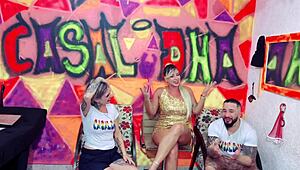 A Loira Gostosa Beatriz Sampaio Venho Ser Entrevistada Por Nós E Acabou Sendo Toda Fundida