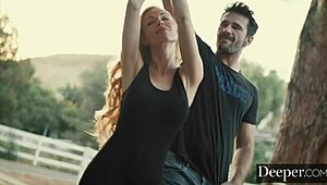 uhh, kayden kross looks perfect ridin’ and gettin’ licked in doggystyle, facial finish too