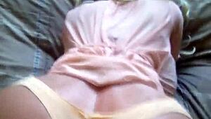 aisha the sex doll gets bent over for doggystyle with toys