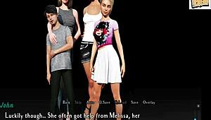 hey, check out this anime hentai where intertwined characters meet alexis in a big ass scene