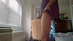 Rodney Rabbit's webcam adventure with a toy.