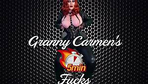 Granny’s wild metal licking leads to intense dick orgasms
