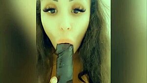 Solo Masturbation BBC Dildo Sucking Hot Cosplay - Susy Gala