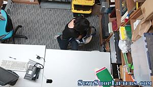 Bad teen 18+ thief gets fucked in hardcore burglary