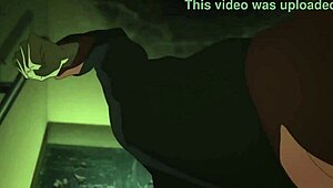 Itadori and Mahito clash in an epic Skyfall battle. Their intense anime showdown is rendered in the best hentai quality.