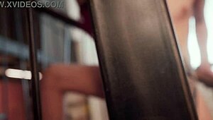 Hot Brunette Couple's Intimate POV Sex in Parents' House