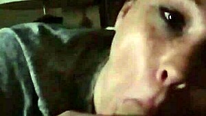 Wife sucks my big dick eagerly 😈