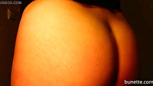 big tits in bodysuit with butt plug 😍