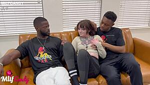 trailer milfcandy cheer coach daphne joins bbc threesome