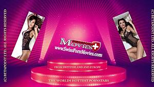 Blonde office lady handles deepthroat blowjob in 69 position