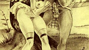 Artistic depictions of eroticism from the past.