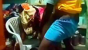 Indian teacher and student engage in intimate encounter at home