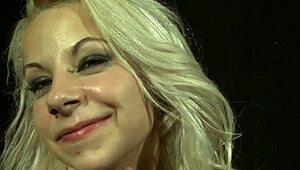 submissive participant performing oral act under domination