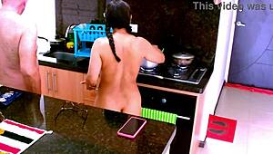 Agarabas And Olpr Surprise In Kitchen