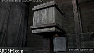 Oh yeah, that tough hottie screams during lusty caning and bound fucking, her pussy dripping from hardcore bdsm orgasm!