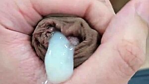 novinho jerking off and cumming in sexy cute brazilian bisexual homemade scene