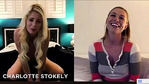 Aidra Fox Enjoys Webcam Time With Lesbian Girlfriend Charlotte Stokely