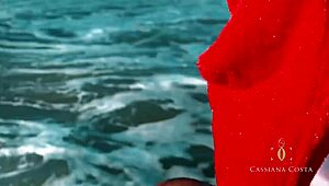 blonde milf riding cowgirl in lesbian fun 😋