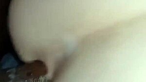 anal creampie for my master after work as he sluts me out