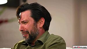 latina brunette with small tits and narrow ass gets fucked