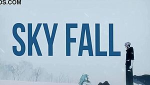 Itadori and Mahito clash in an epic Skyfall battle. Their intense anime showdown is rendered in the best hentai quality.