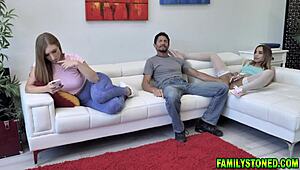 Latina Stepsister Arrives Hot and Ready