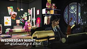 yo, wednesday’s first bang with enid in wild 3d hentai preview!