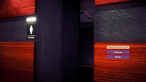 hey, sneaking around in the game world to fuck that toilet in 3d anime style