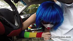 Sucking pussy with dildo toys leading to assfucking anal