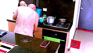 Agarabas And Olpr Surprise In Kitchen