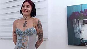 maria adams takes control in her first casting, loving it raw and hardcore