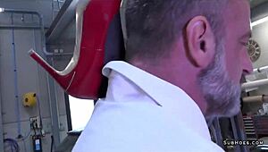 blonde milf zhelia karima gets rough facial