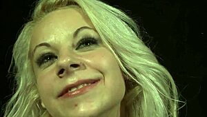 submissive participant performing oral act under domination