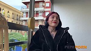 maria adams takes control in her first casting, loving it raw and hardcore