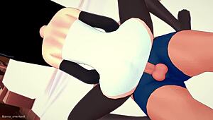 Uncensored Hentai Woman Rides in Fun Parody