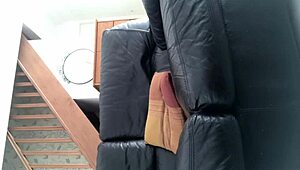 amateur french giant teases with pussy and foot crush