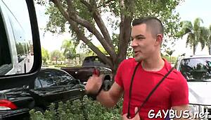 Intense Homo Fucking With Hunk's Cock In Blowjob Action