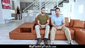 Stepmother’s Thanksgiving surprise for Army man with big cock