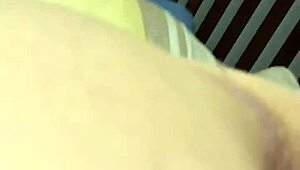 tease her pussy with fingering and masturbation