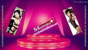 How’s this blonde model taking five cocks?