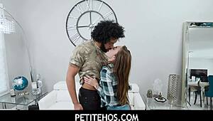 Petitehos tiny teens like Dani Blu get slammed hard