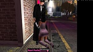 we couldn't wait to get home after the party for some sexy thong fun