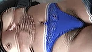 Blonde Mature Flaunts Hairy Pussy To Stepsons’ Friends For Wild Fingering And Cum