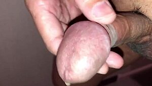 Intense Cock Masturbation Leading To Massive Cumshot Explosion