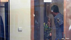 busty babe in lingerie rides monster cock with big tits