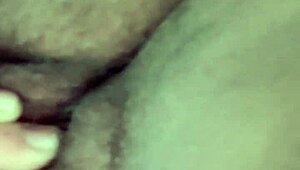 Hot Hairy Amateur Masturbates To Cum