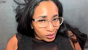 Stepson Helps Stepmother Leyne Rodriguez on the Living Room Couch