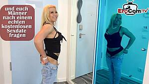 Young Skinny Slut In Wild Homemade MMF Threesome With German Petite Girlfriend! Wow!